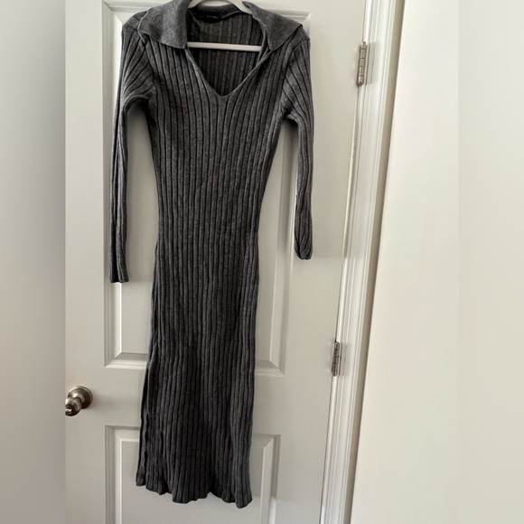 ASOS Curve Ribbed Midi Dress - Picture 2 of 2